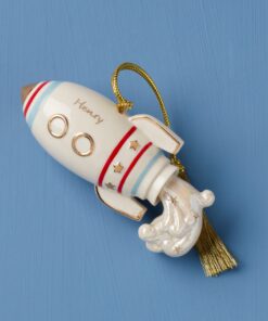 Personalized Space Ship Ornament